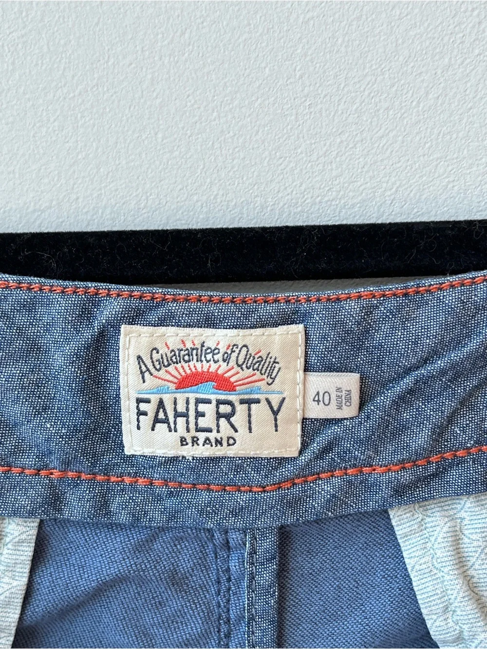 Faherty Tradewinds Linen Cotton Stretch Shorts 7.5